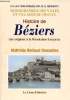 Histoire de Béziers des origines à la révolution française Collection monographie des villes et village de France. Bellaud Dessalles Mathilde