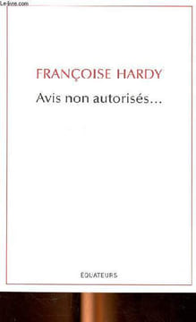 Avis non autorisés. Hardy Françoise