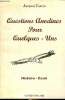 Questions anodines pour quelques uns Histoire essai suivi du Siècle des Lumières et de la Révolution. Carlon Jacques