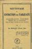 Nettoyage et entrertien des tableaux chromatisme revivifié, transparence obtenue tout en conservant les anciesn vernis et les patines par La méthode ...