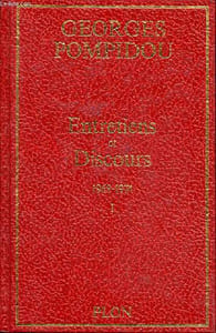 Entretien et discours 19668-1974 Tome 1