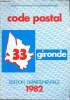 Code postal Gironde. Collectif