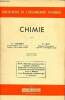 Chimie Collection Bibliothèque de l'enseignement technique 2è édition. Chaussin C. et Hilly G.