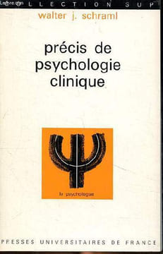 Precis de psychologie clinique. Schraml