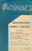 Triades Revue trimestrielle de culture humaine Tome X N°4 Hiver 1962-63 Réincarnation karma et maladie Sommaire: Le Karma: notre passé oublié; Balzac ...