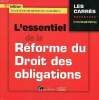 L'essentiel de la réforme du droit des obligations. Renault-Brahinsky Corinne