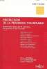 Protectionde la personne vulnérable Protection judiciaire et juridique des mineurs et des majeurs 4è édition. Peterka Nathalie Caron-Déglise Anne et ...