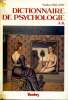 Dictionnaire de psychologie A-K. Sillamy Norbert