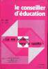 Le conseiller d'éducation N° 98 Octobre 1989 Sommaire: La vie scolaire vers la qualité; Pour un pôle de convivialité; Le contrôle des absences, la fin ...