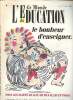 Le Monde de l'éducation N°130 Septembre 1986 Le bonheur d'enseigner. Collectif