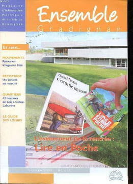 Ensemble Gradignan N°217 Rentrée 2005 L'événement de la rentrée: lire en poche Sommaire: L'événement de la rentrée: lire en poche; Un samedi au ...
