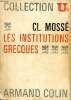 Les institutions grecques Collection U. Mossé Cl.