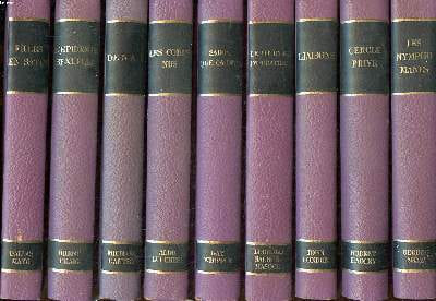 Erotica en 24 volumes 24 volumes: 1 Les nymphomanes; 2 Cercle privé; 3 Liaisons; 4 Le lit d'une impératrice; 5 Sadie... Que ça dit ...; 6 Les corps ...