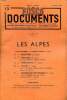 Edsco documents N°19 3è année Les Alpes. Collectif