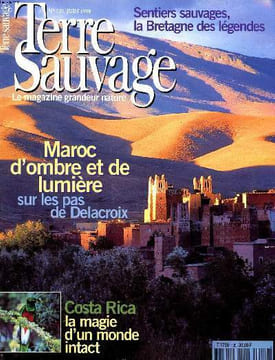 Terre sauvage N° 129 Maroc d'ombre et de lumière sur les pas de Delacroix Sommaire: Maroc d'ombre et de lumière sur les pas de Delacroix; Costa Rica ...