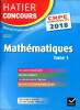 Mathématiques Tome 1 Hatier concours Devenir professeur des écoles. Collectif