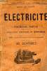 Electricité première partie applications domestiques et industrielles Collection A.-L. Guyot. Decrespe Marius