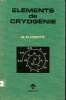 Eléments de cryogénie. Conte R.R.