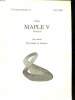 Cours Maple V Version 4. Brillet Jean