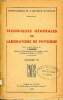 Techniques générales du laboratoire de physique Volume III  Sommaire: Rayons X; L'oscillographie cathodique; Les vernies; les colles; Les céramiques; ...