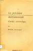 La précision instrumentale d'ordre scientifique. Lachenaud Martial