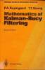 Mathematics of Kalman-Bucy filtering second edition. Ruymgaart P.A. and Soong T.T.