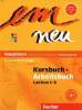 Lot de 2 volumes Em neu Hauptkurs Deustch als fremdsprache niveaustufe B2 Tome 2 Aktualisierte auflage kursbuch Arbeitsbuch Lektion 1-5 lektion 6-10. ...