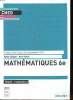 Mathématiques 6è Collège, cycle 3 (cycle de consolidation) (161) Cours corrigés 2 Sommaire: de la fraction décimale au nombre décimal; Ordres sur les ...