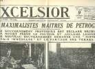 Excelsior N°2551 du vendredi 9 novembre 1917Fac-similé 35 Vol.2 les maximalistes maîtres de Pétrograd. Collectif