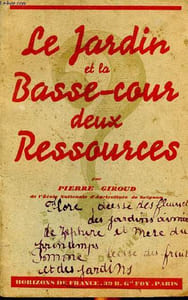 Le jardin et la basse-cour deux ressources
