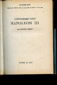 Connaissez vous Napoléon III Collection Connaissez vous