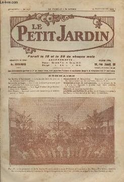 LE PETIT JARDIN N° 1278 - 32e année - 10 septembre 1925 - Le jardin d'agrément : L'aubriétie dans les jardins, A. Rivoire junior - Le jardin potager : ...