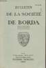 BULLETIN DE LA SOCIETE DE BORDA N° 407 - La villa gallo-romaine du Gleyzia d'Augreilh à Saint-Sever (Landes), Dr Dubedat - Scènes de la vie montoise ...