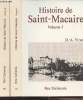 Histoire de Saint-Macaire - Volumes 1 et 2. Virac D.-A.