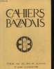 LES CAHIERS DU BAZADAIS N° 55 Table des matières des chaiers 1961-1980 par J.-B. Marquette - index des articles parus dans les cahiers 1961-1980 par ...