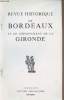Un village du Sud-Ouest d'apr&egrave;s ses registres paroissiaux, Saint-Morillon de 1736 &agrave; 1799 - REVUE HISTORIQUE DE BORDEAUX ET DU DEPARTEMENT DE LA ...