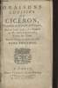 Oraisons choisies de Cicéron, traduction revue par M. de Wailly, avec le latin à côté, sur l'édition de M. l'abbé Laillemant & avec des notes - ...