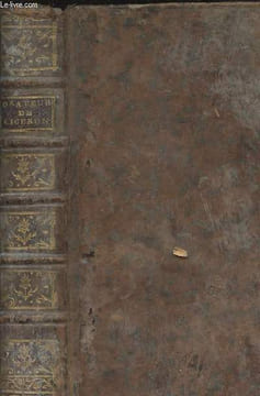 Traduction du traité de l'orateur de Cicéron, avec des notes par M. l'abbé Colin - 3e édition revue et corrigée avec le texte à la suite de la ...