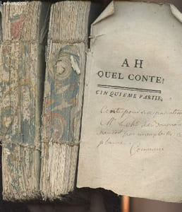 Ah quel conte ! Livre second (incomplet) et livre troisième