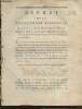 Décret de la Convention Nationale, n°743 - Du 12 avril 1793, l'an second de la république françoise, relatif au Compte à rendre par le Ministre de la ...