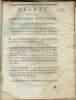 Décret de la Convention Nationale, n°802 - Du 30 avril 1793, l'an second de la république françoise, relatif aux détachemens de gendarmerie nationale, ...