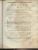 Décret de la Convention Nationale, n°799 - Du 3 mai 1793, l'an second de la république françoise, qui accorde six sous par lieue de poste aux citoyens ...