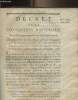 Décret de la Convention Nationale, n°838 - Du 10 mai 1793, l'an second de la république françoise, Qui déclare nuls tous les baux passés par ...