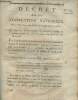 Décret de la Convention Nationale, n°851 - Du 13 mai 1793, l'an second de la République françoise, qui approuve la nomination du Général Custine au ...