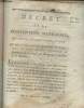 Décret de la Convention Nationale, n°862 - Du 13 mai 1793, l'an second de la République françoise, qui approuve un arrêté du département des Landes, ...