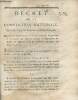 Décret de la Convention Nationale, n°863 - Du 14 mai 1793, l'an second de la République françoise, Qui ordonne itérativement au conseil exécutif, de ...