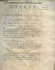 Décret de la Convention Nationale, n°976 - Du 30 mai 1793, l'an second de la République françoise, qui nomme un juge & quatre suppléans au Tribunal ...