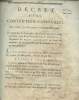 Décret de la Convention Nationale, n°922 - Du 31 mai 1793, l'an second de la République françoise, Qui supprime la Commission des Douze, fixe au 10 ...