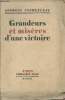 Grandeurs et misères d'une victoire (Edition originale). Clemenceau Georges