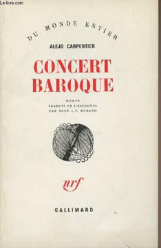 "Concert baroque - ""Du monde entier""". Carpentier Alejo